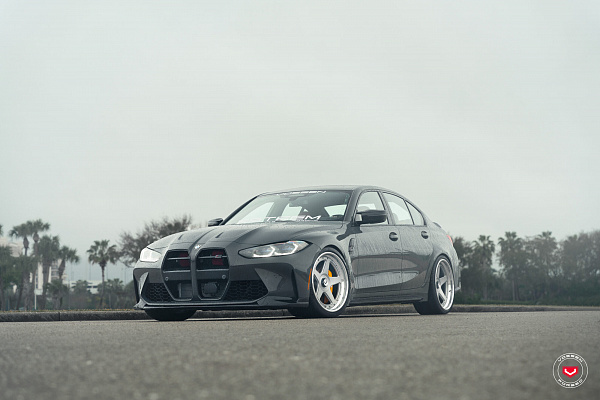Фото дисков Vossen GEN-01 (3-Piece) Сатиновый тонированный лак на BMW 3/M3 (G2x/G80)