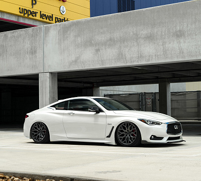 Фото дисков Vossen HF-2 на Infiniti Q60 II