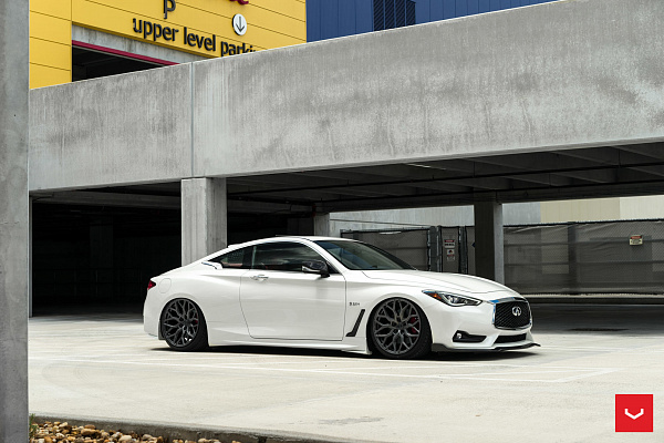 Фото дисков Vossen HF-2 Сатиновый графит на Infiniti Q60 II
