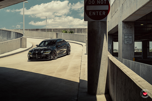 Фото дисков Vossen LC3-01 Глянцевый темный лак на BMW 3/M3 (G2x/G80)