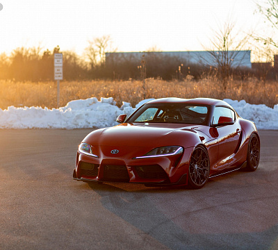 Фото дисков HRE FF10 на Toyota Supra A90