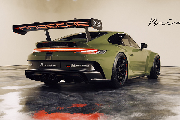Фото дисков Brixton Forged PF7-RS Сатиновый темный лак на Porsche 911 VII
