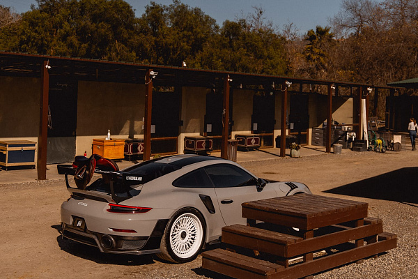Фото дисков Brixton Forged TR20 Белый глянец на Porsche 911 VII