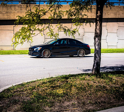 Фото дисков Vossen VFS-2 на Mercedes-Benz CLA (C117, X117)