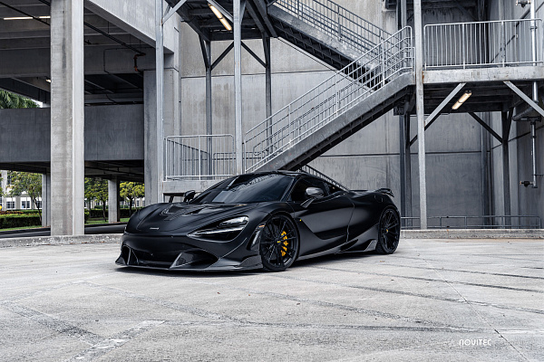 Фото дисков NOVITEC MC3 Черный сатин на McLaren 720S