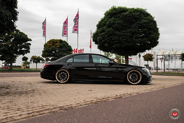 Фото дисков Vossen M-X2 (3-Piece) Черный сатин на Mercedes-Benz S-Class (W222, C217)