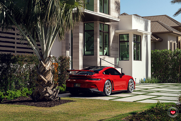 Фото дисков Vossen S21-07 Глянцевый лак на Porsche 911 VIII