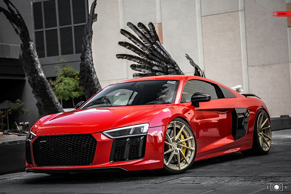 Фото дисков Anrky AN23 Сатиновая шампань на Audi R8 (4S)