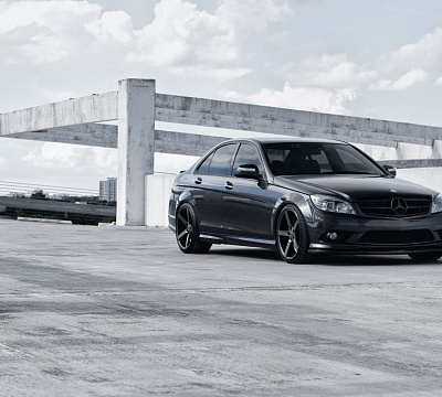 Фото дисков Vossen CV3 на Mercedes-Benz C-Class (W204)