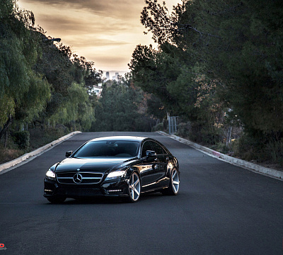 Фото дисков Vossen CV3 на Mercedes-Benz CLS (C218)
