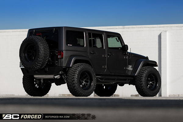Фото дисков BC Forged LE72 // MLE72 Черный матовый на Jeep Wrangler III (JK)