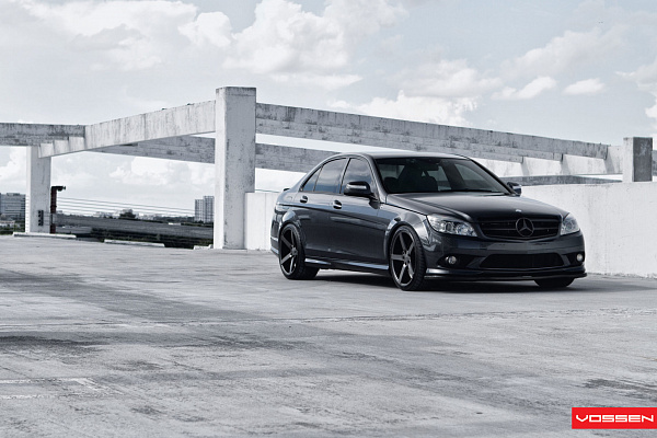 Фото дисков Vossen CV3 Сатиновый графит на Mercedes-Benz C-Class (W204)