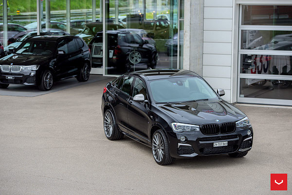 Фото дисков Vossen VFS-2 Глянцевый графит на BMW X4 (F26)