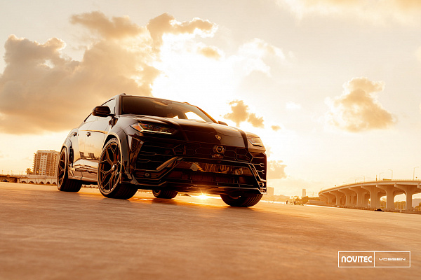 Фото дисков NOVITEC NL4 Сатиновая бронза на Lamborghini Urus