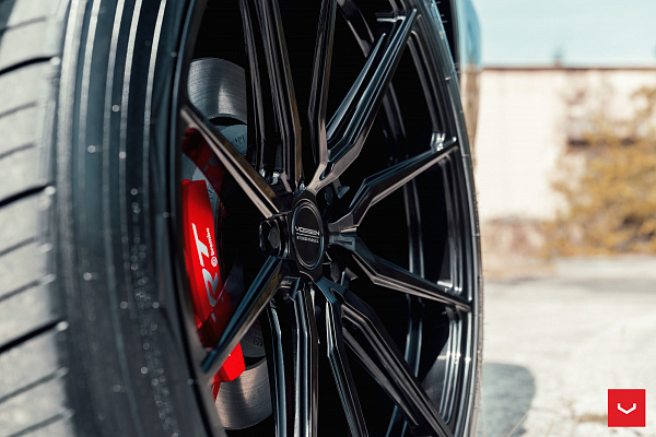 Фото дисков Vossen HF-3 Черный глянец на Dodge Durango III