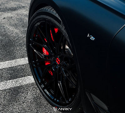 Фото дисков Anrky S1-X1 на Bentley Continental GT III