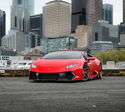 Фото дисков Brixton Forged PF5 на Lamborghini Huracan