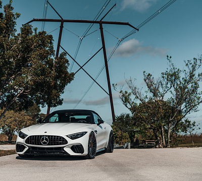 Фото дисков Vossen S17-04 на Mercedes-Benz SL (R232)