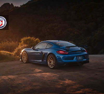 Фото дисков HRE R101 на Porsche Cayman II