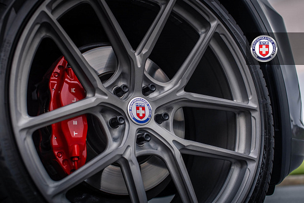 Фото дисков HRE P101SC Сатиновый тонированный лак на Tesla Model X