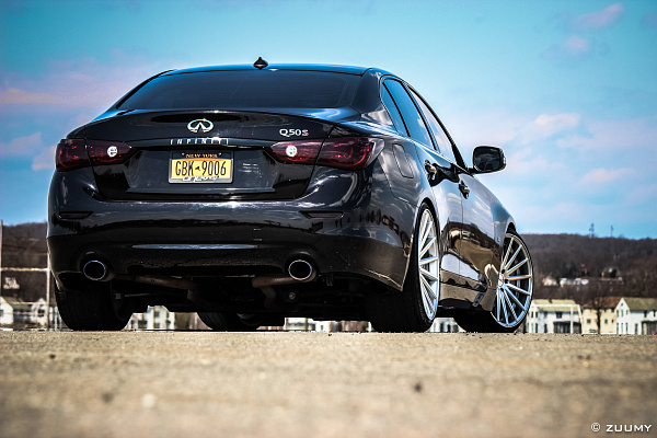 Фото дисков Vossen VFS-2 Серебро на Infiniti Q50