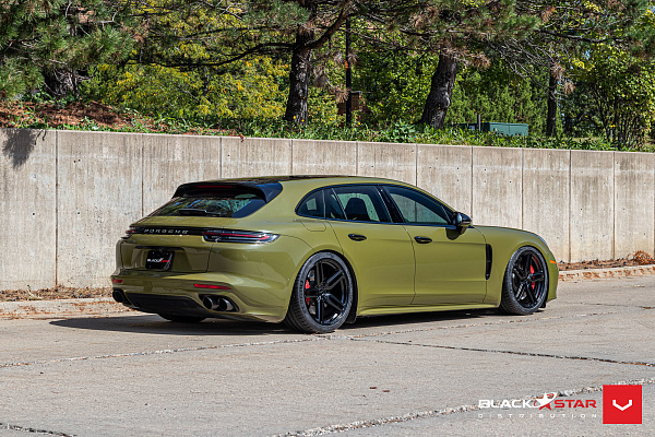 Фото дисков Vossen HF-1 Черный глянец на Porsche Panamera II