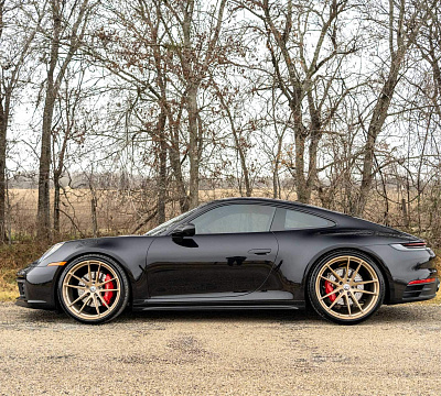 Фото дисков HRE P104 на Porsche 911 VIII