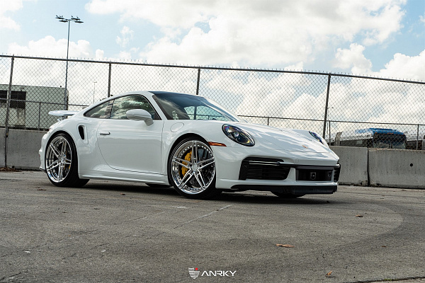 Фото дисков Anrky AN27 Полированный лак на Porsche 911 VIII