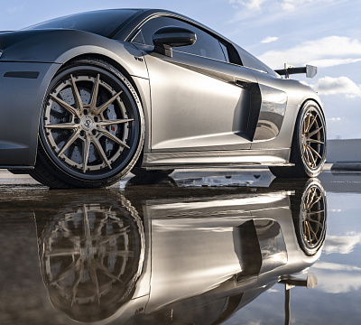 Фото дисков Strasse Wheels SV10 Track на Audi R8 (4S)