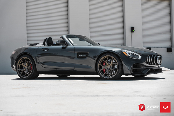 Фото дисков Vossen HF-5 Сатиновая бронза на Mercedes-Benz AMG GT I