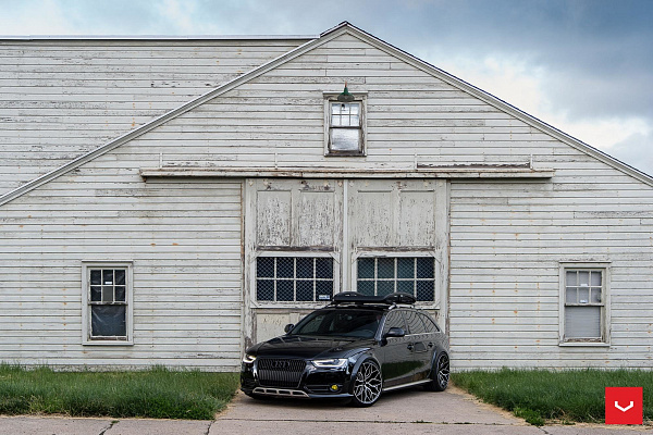 Фото дисков Vossen HF-2 Алмазная проточка на Audi A/S/RS 4 (B8)