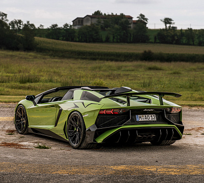 Фото дисков Vossen M-X6 на Lamborghini Aventador