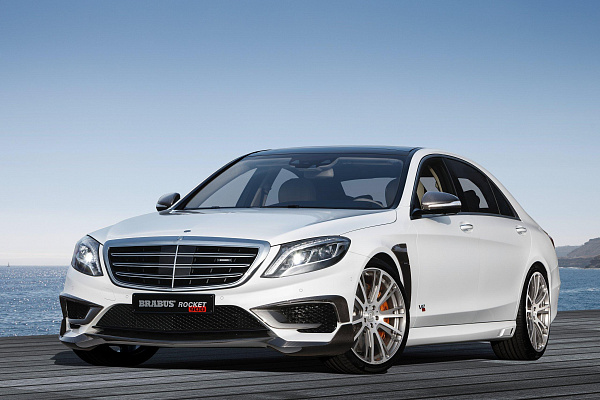 Фото дисков BRABUS Monoblock R (Platinum Edition) Глянцевый графит на Mercedes-Benz S-Class (W222, C217)
