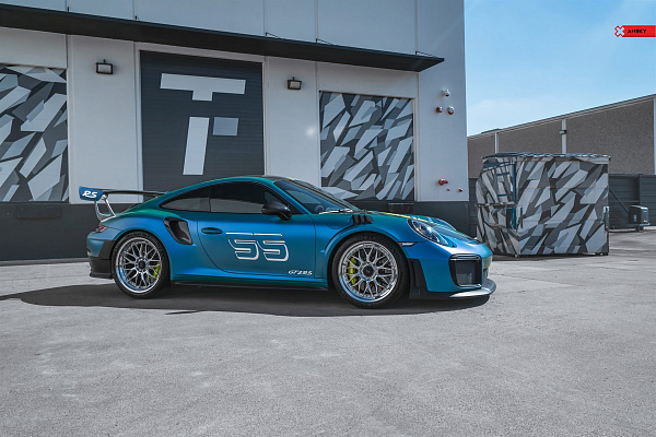 Фото дисков Anrky RS1 Полированный лак на Porsche 911 VII