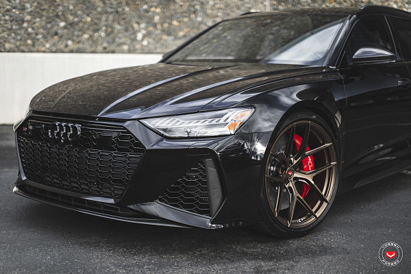 Фото дисков Vossen S21-01 Глянцевая бронза на Audi A/RS 6 (C8)