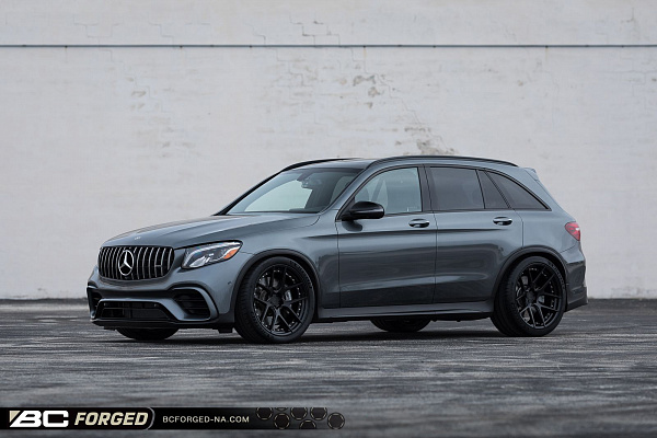 Фото дисков BC Forged HCS02 Черный матовый на Mercedes-Benz GLC (X253, C253)