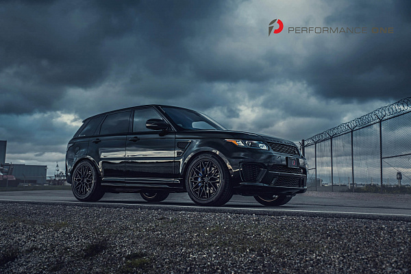 Фото дисков HRE S200 Черный сатин на Land Rover Range Rover Sport II