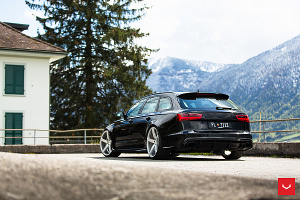 Фото дисков Vossen CV3 Серебро на Audi A/RS 6 (C7)