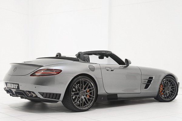 Фото дисков BRABUS Monoblock F (Platinum Edition) Матовый графит на Mercedes-Benz SLS AMG