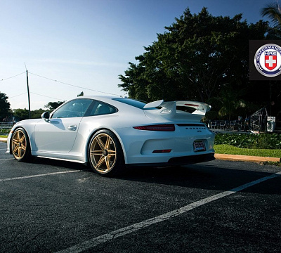 Фото дисков HRE P106 на Porsche 911 VII