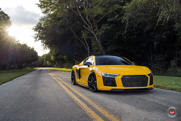 Фото дисков Vossen EVO-3 Черный сатин на Audi R8 (4S)
