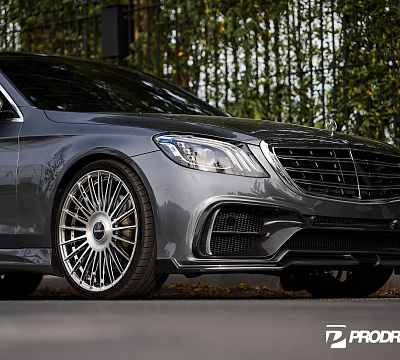 Фото дисков Vossen HF-8 на Mercedes-Benz S-Class (W222, C217)
