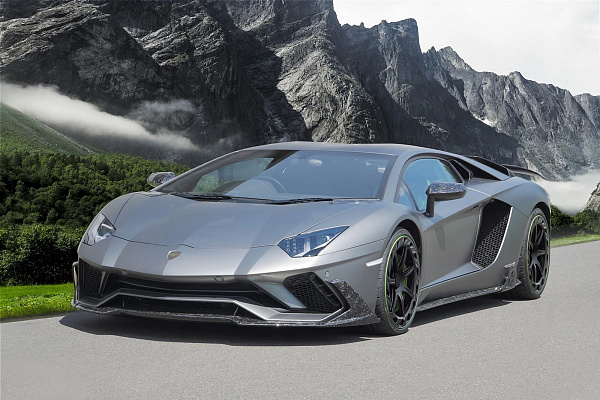Фото дисков Mansory CV.7 Air C Черный сатин на Lamborghini Aventador