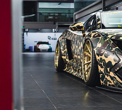 Фото дисков Anrky AN33 на Lamborghini Gallardo