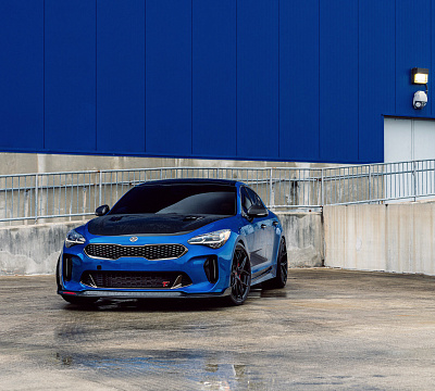 Фото дисков Vossen HF-5 на Kia Stinger