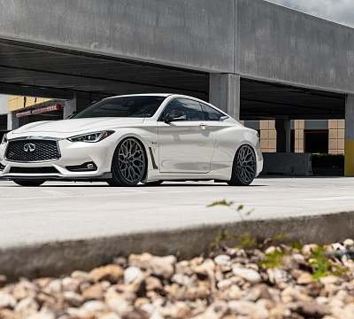 Фото дисков Vossen HF-2 на Infiniti Q60 II