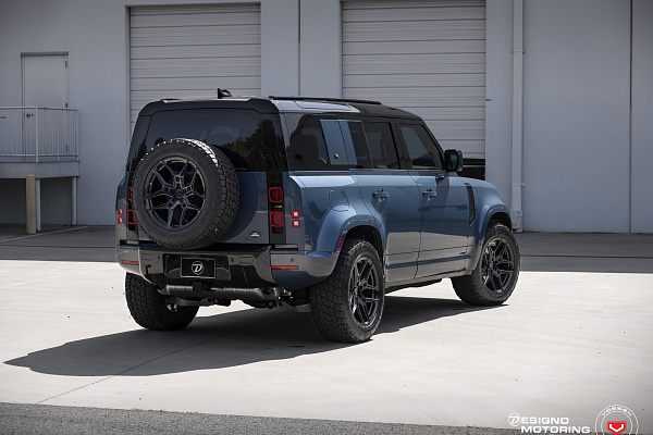 Фото дисков Vossen EVO-4 Черный глянец на Land Rover Defender II