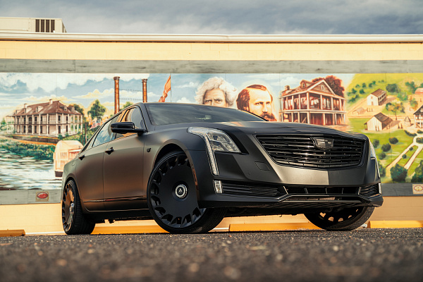 Фото дисков Asanti ARISTOCRAT Черный сатин на Cadillac CT6 I