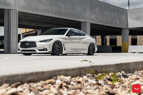 Фото дисков Vossen HF-2 Сатиновый графит на Infiniti Q60 II