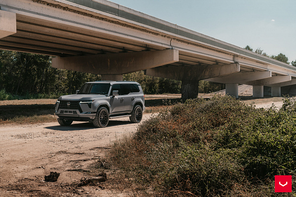 Фото дисков Vossen HF6-3 Черный сатин на Lexus GX II